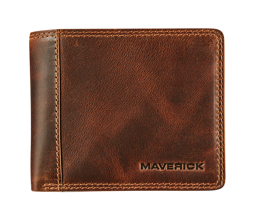 Productafbeelding Leather compact billfold RFID