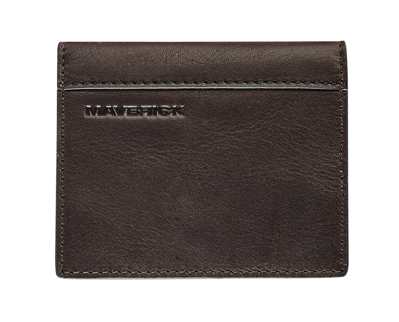 Productafbeelding Leather pocket coin purse RFID with creditcard slots