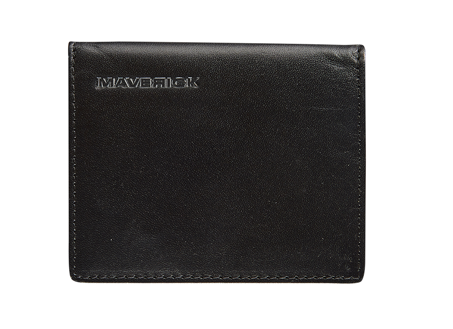 Productafbeelding Leather pocket coin purse RFID with creditcard slots