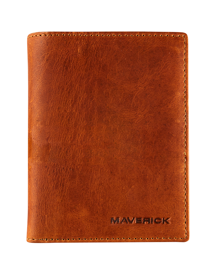Leather wallet RFID with coin pocket