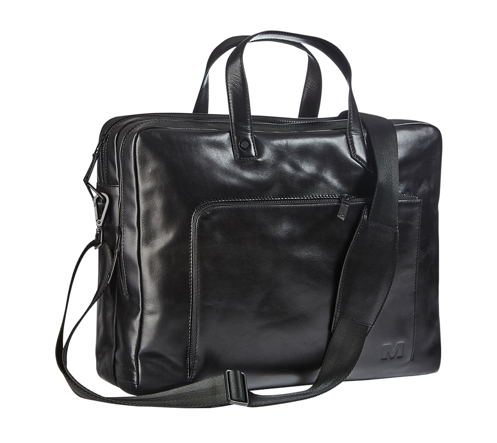 Productafbeelding Leather business bag with laptop pocket 15'6