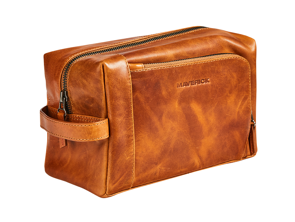 Productafbeelding Leather toiletbag
