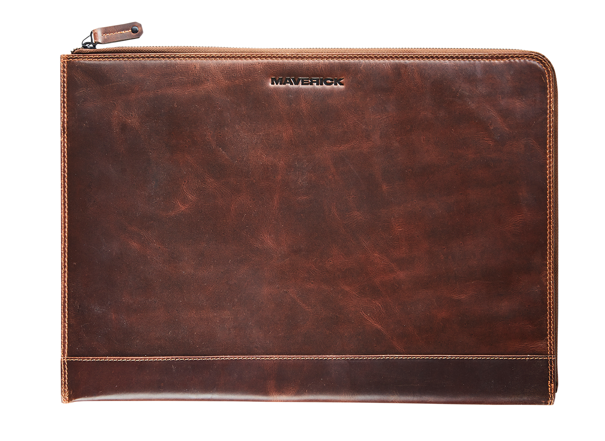 Productafbeelding Leather laptop sleeve 15'6