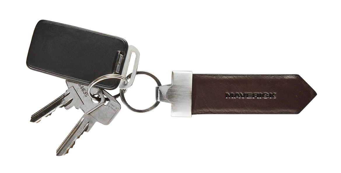 Afbeelding binnenkant van Leather keychain