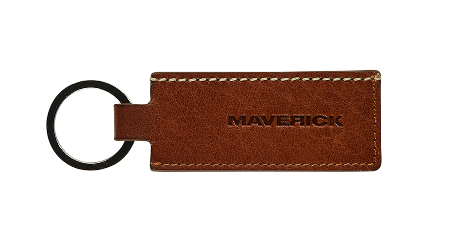 Productafbeelding Leather keychain - brown