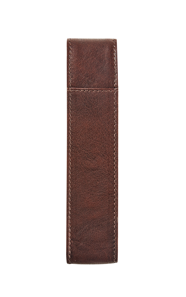 Productafbeelding Leather pencase 1 pen - brown
