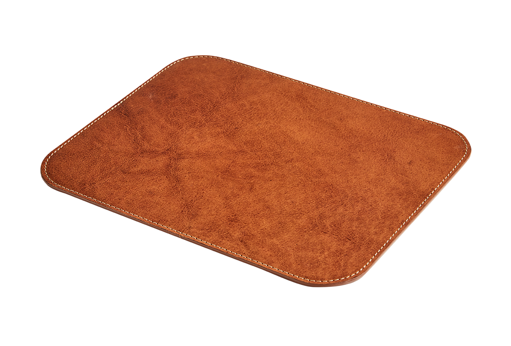 Productafbeelding Leather mouse pad - cognac