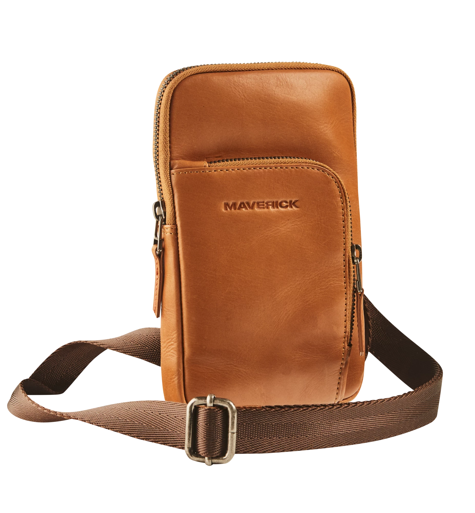 MAV-NM-821-25 Leather 2 in 1 crossbody and shoulder bag