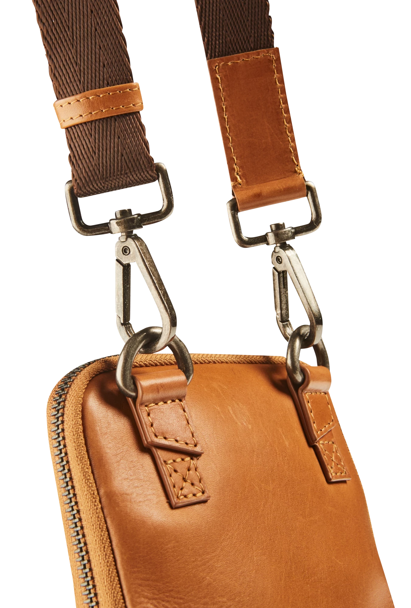 MAV-NM-821-25 Leather 2 in 1 crossbody and shoulder bag